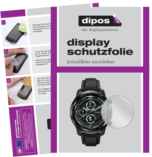 2x Schutzfolie klar für TicWatch Pro 3 GPS Display (1)