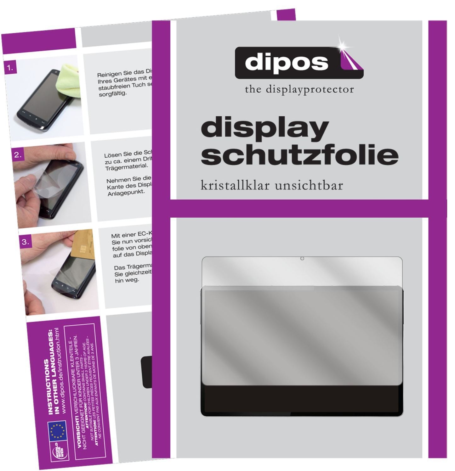 2x Schutzfolie klar für Lenovo Tab P11 Pro Display (1)