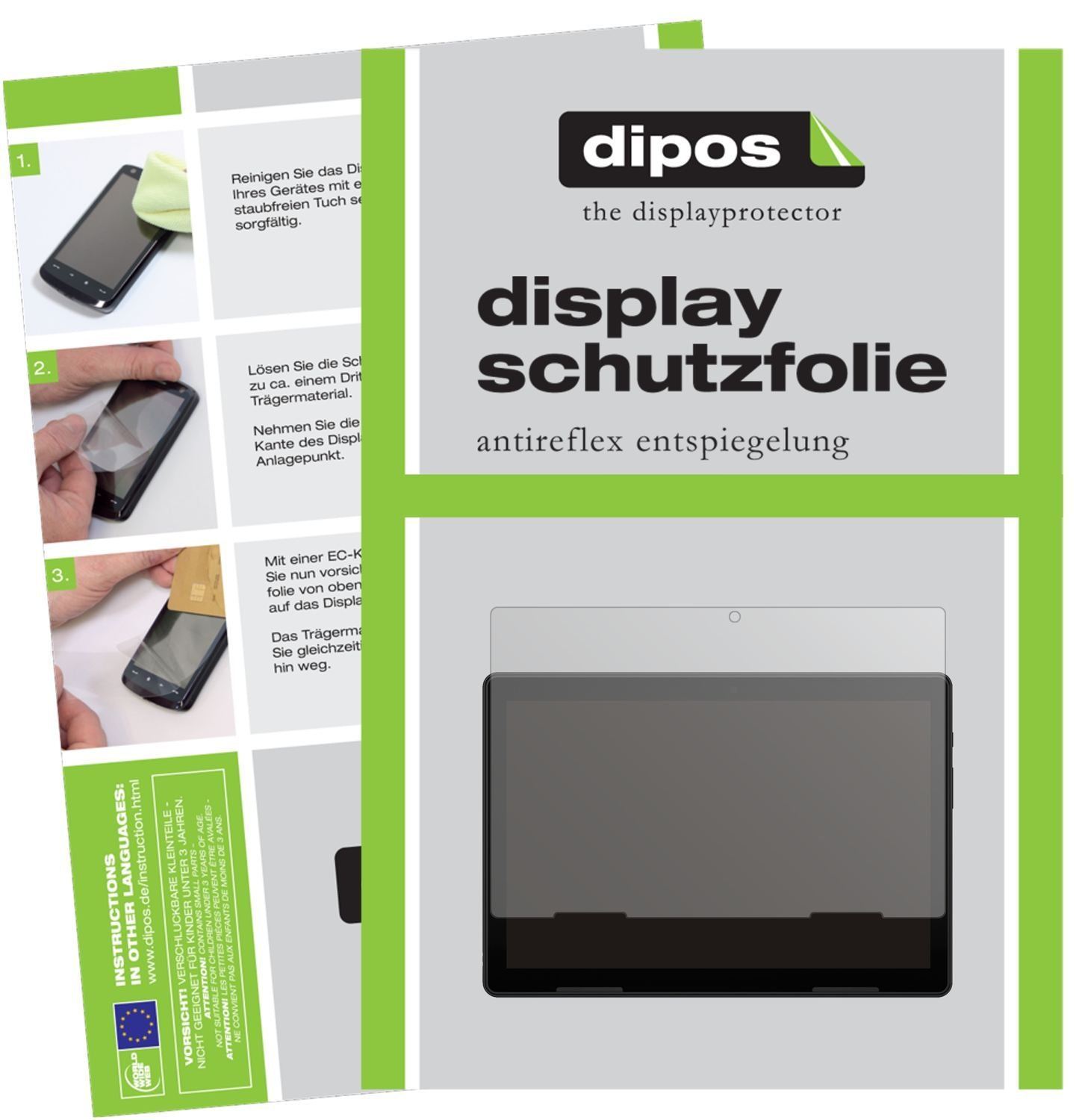 1x Schutzfolie matt für Medion Lifetab E10802 Disp (1)