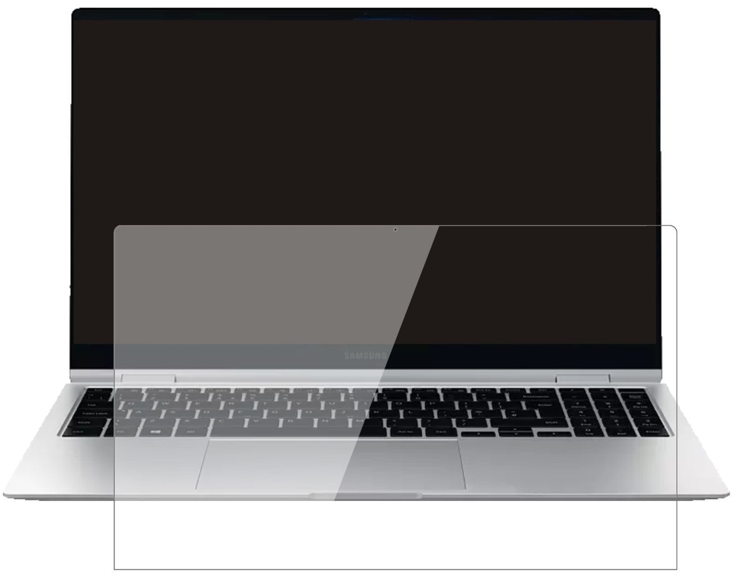 2x 9H Schutzfolie für Samsung Galaxy Book Pro 360  (2)