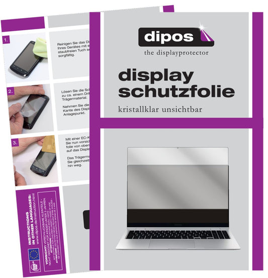 2x Schutzfolie klar für Samsung Galaxy Book Pro 36 (1)