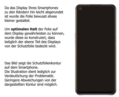 Blickschutzfolie für Oppo A74 5G matt Schutzfolie  (5)