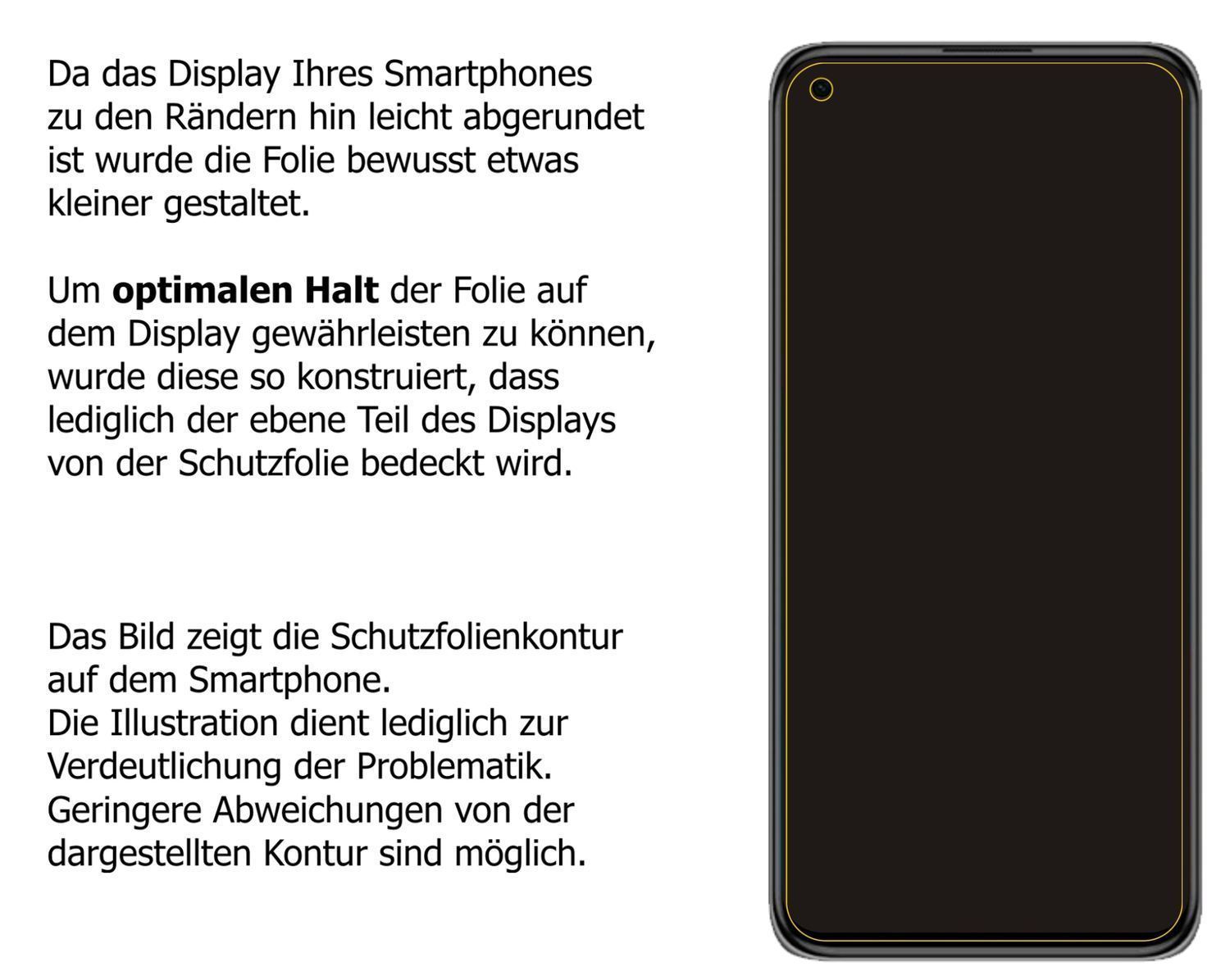 1x 9H Schutzfolie matt für Xiaomi Mi 11 Lite Panze (3)