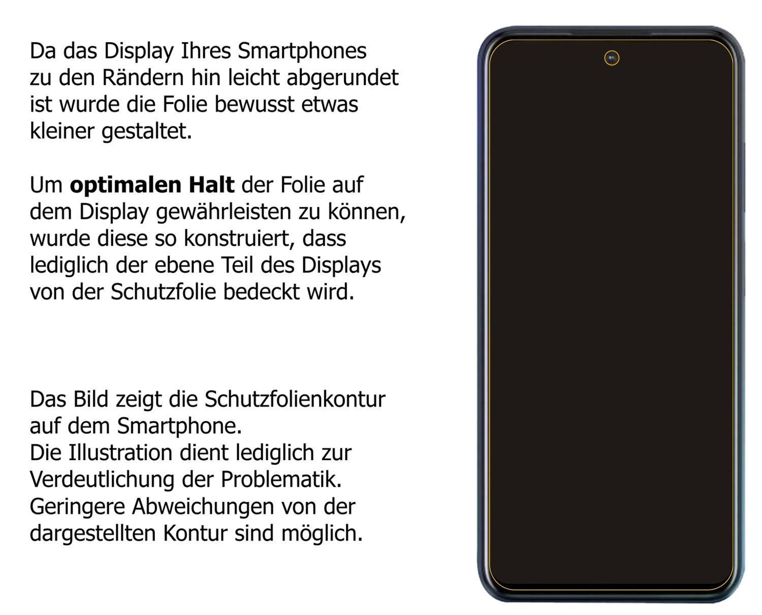2x Schutzfolie matt für HTC Desire 21 Pro 5G Displ (6)
