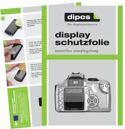 2x Schutzfolie matt für Canon EOS 300D Display-Sch (1)