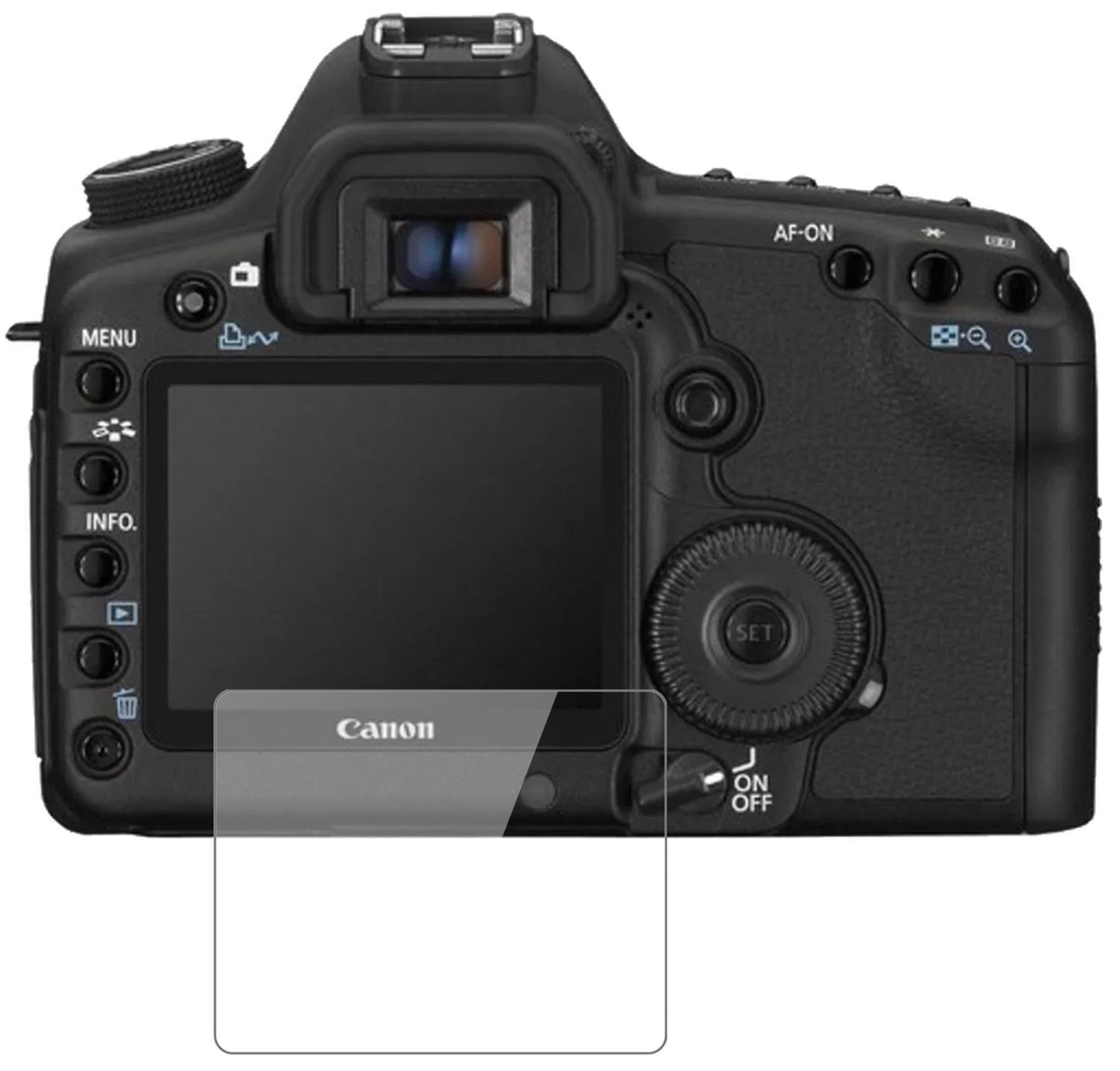 1x 9H Schutzfolie für Canon Eos 5D Mark II Panzerf (2)