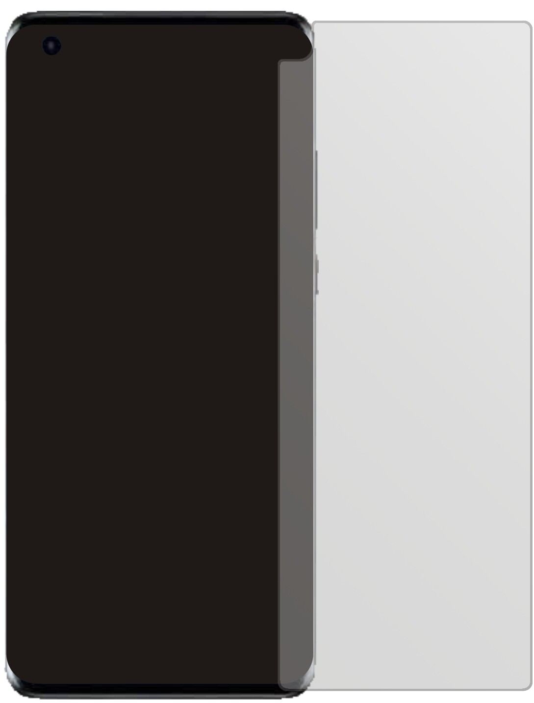 2x Schutzfolie matt für Huawei Mate 40 Display-Sch (2)