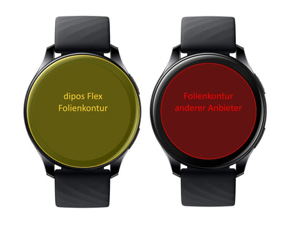 3x 3D Full Cover Schutzfolie für OnePlus Watch (46 (2)