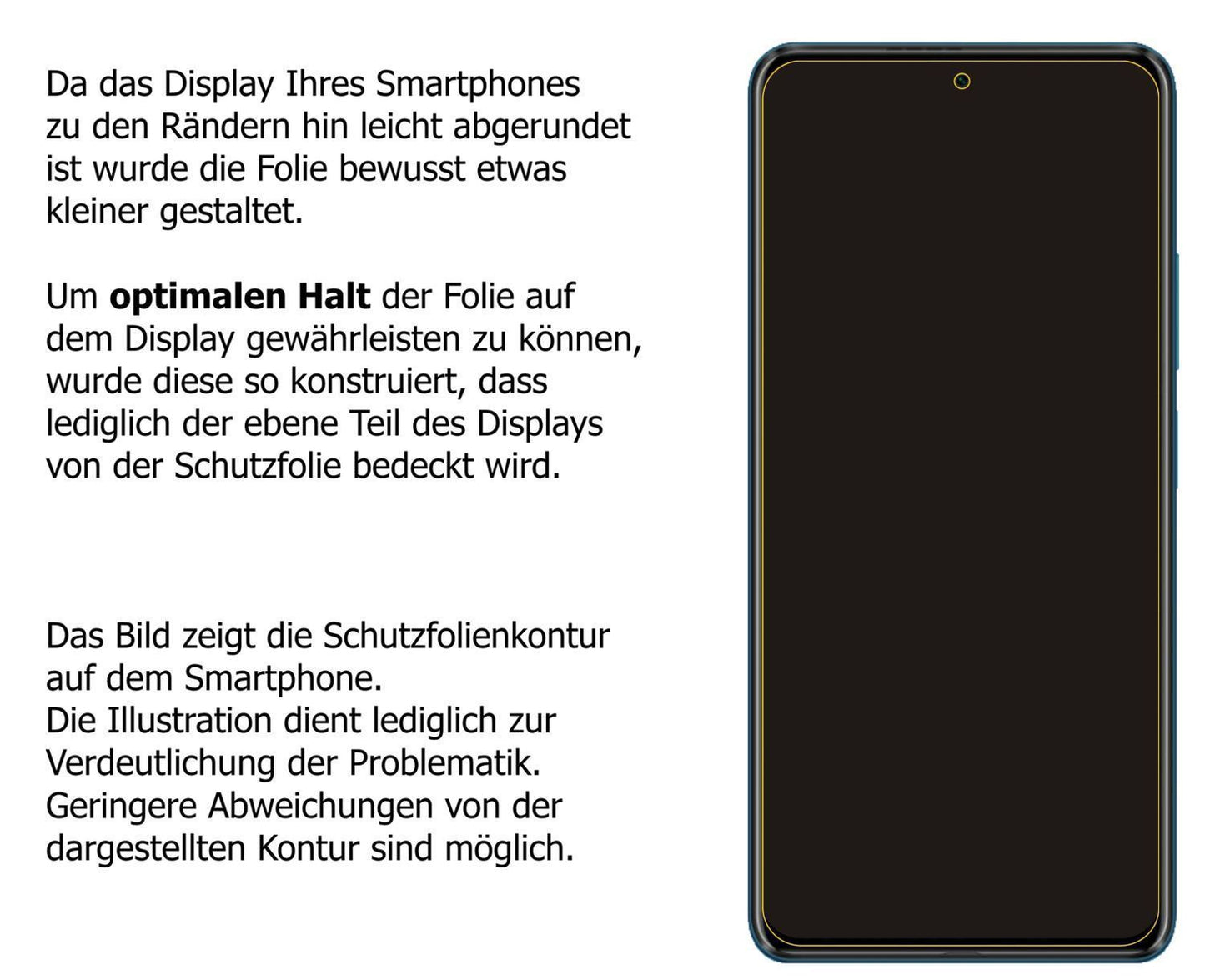 2x 9H Schutzfolie matt für Poco F3 Panzerfolie (3)