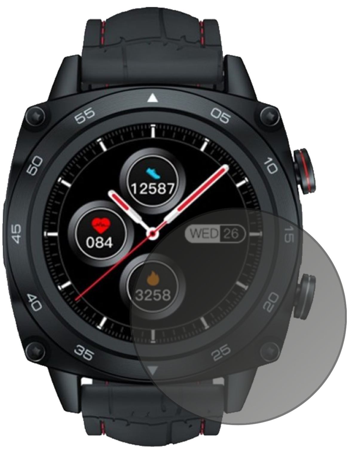 Blickschutzfolie für Cubot C3 Smartwatch matt Schu (2)