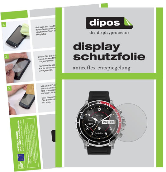 5x Schutzfolie matt für Citizen CZ Smart Display-S (1)