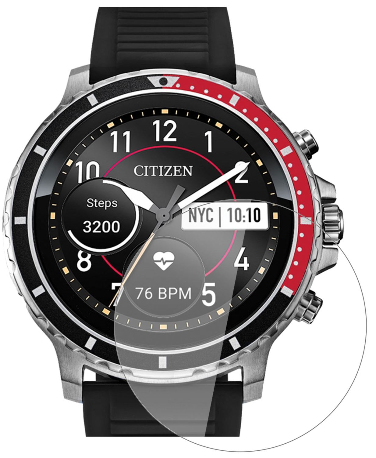 2x 9H Schutzfolie für Citizen CZ Smart Panzerfolie (2)