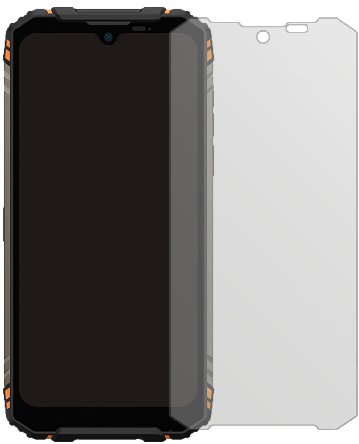 2x Schutzfolie matt für Doogee S96 Pro Display-Sch (2)
