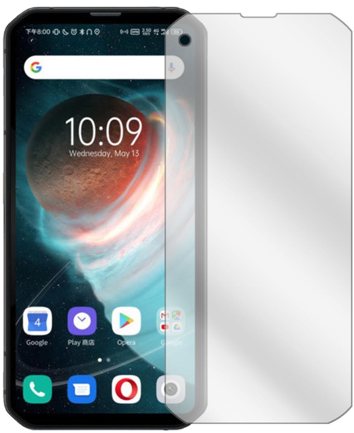 5x Schutzfolie klar für Blackview BL6000 Pro Displ (2)