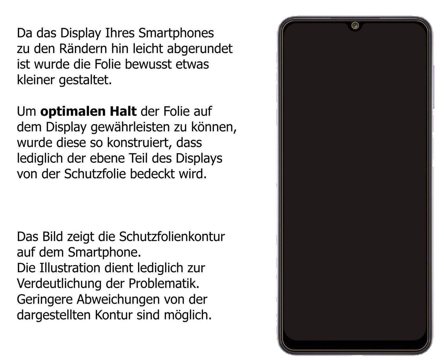 2x 9H Schutzfolie matt für Samsung Galaxy A32 5G P (3)