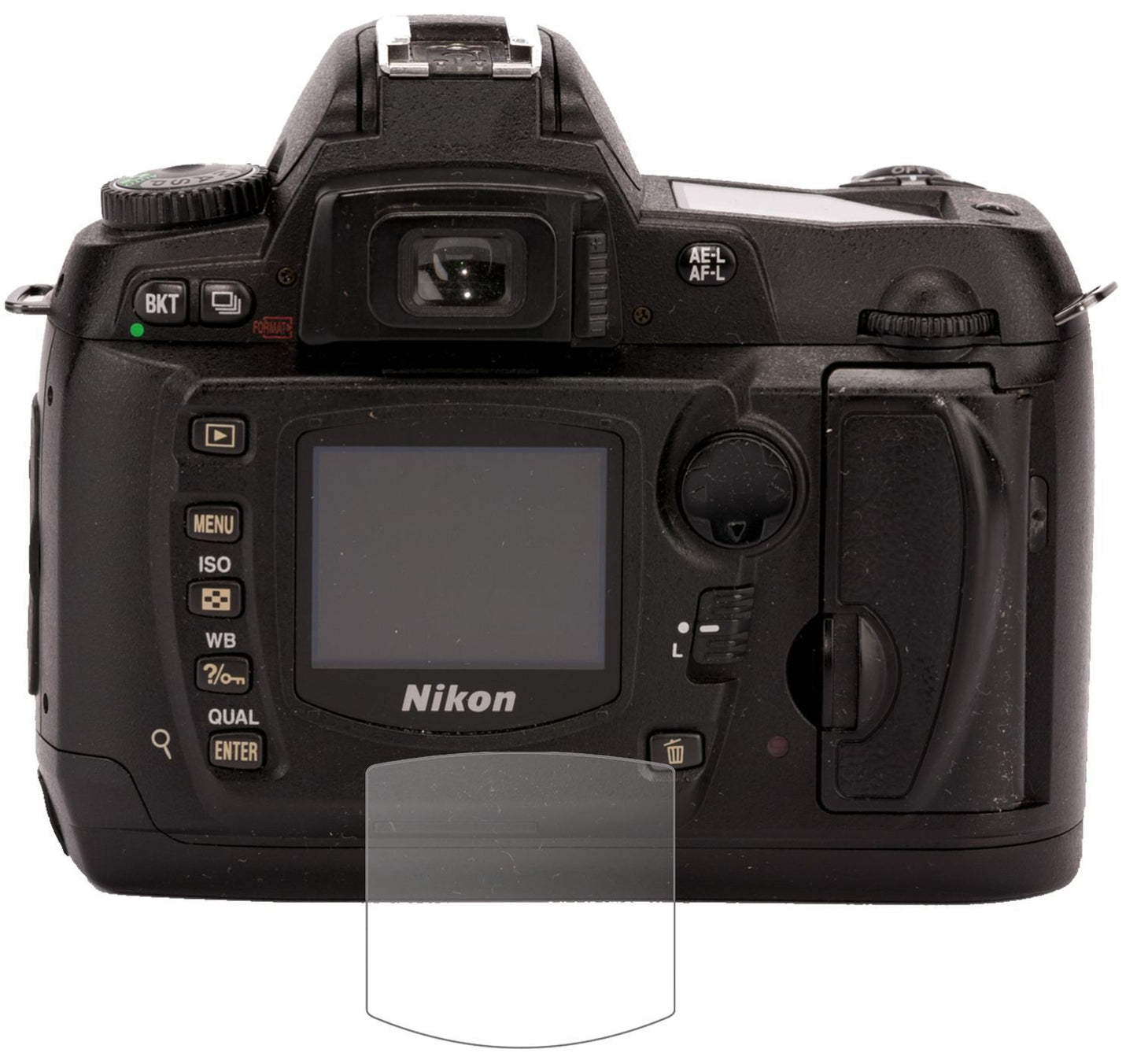 1x 9H Schutzfolie matt für Nikon D70 Panzerfolie (2)