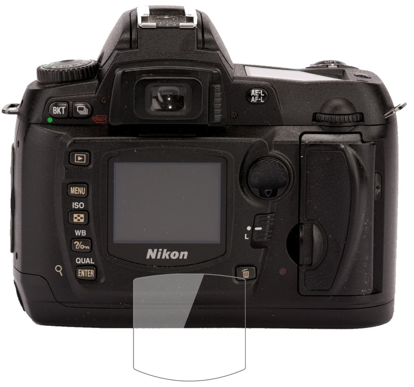 1x 9H Schutzfolie für Nikon D70 Panzerfolie (2)