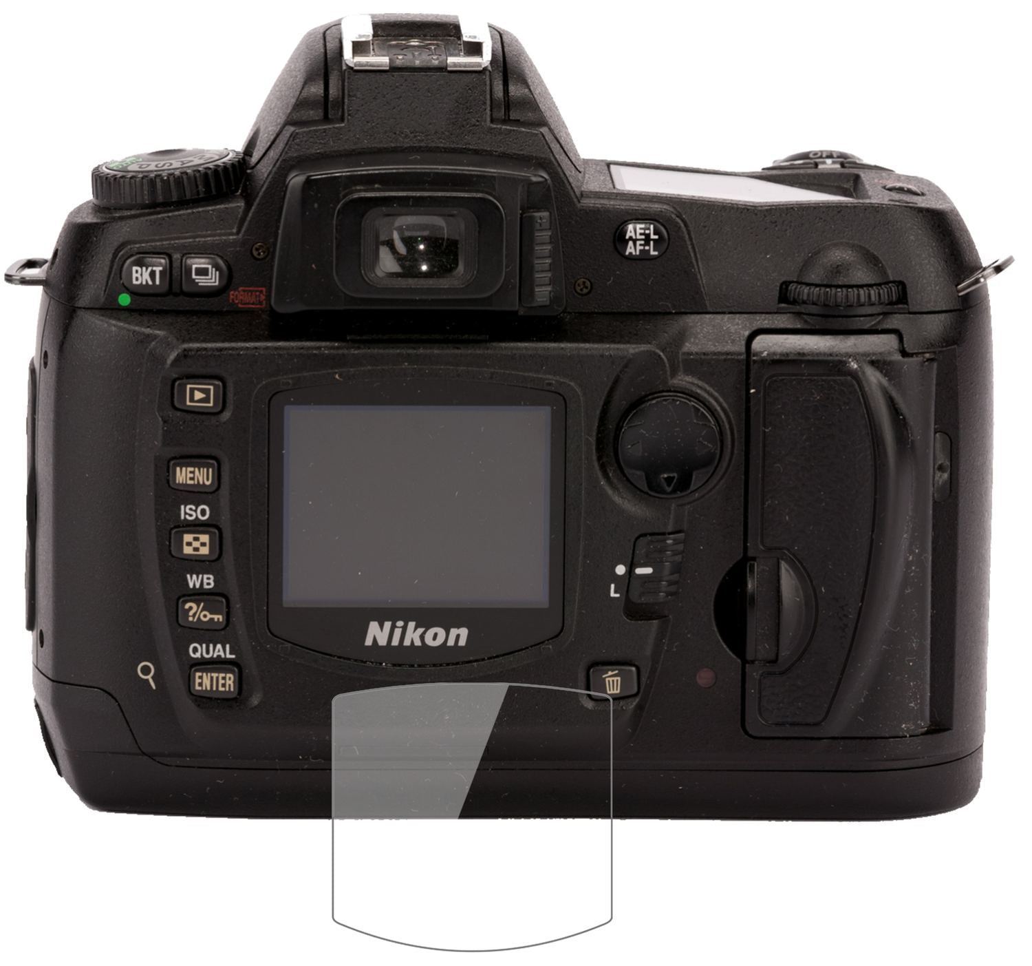 1x 9H Schutzfolie für Nikon D70 Panzerfolie (2)