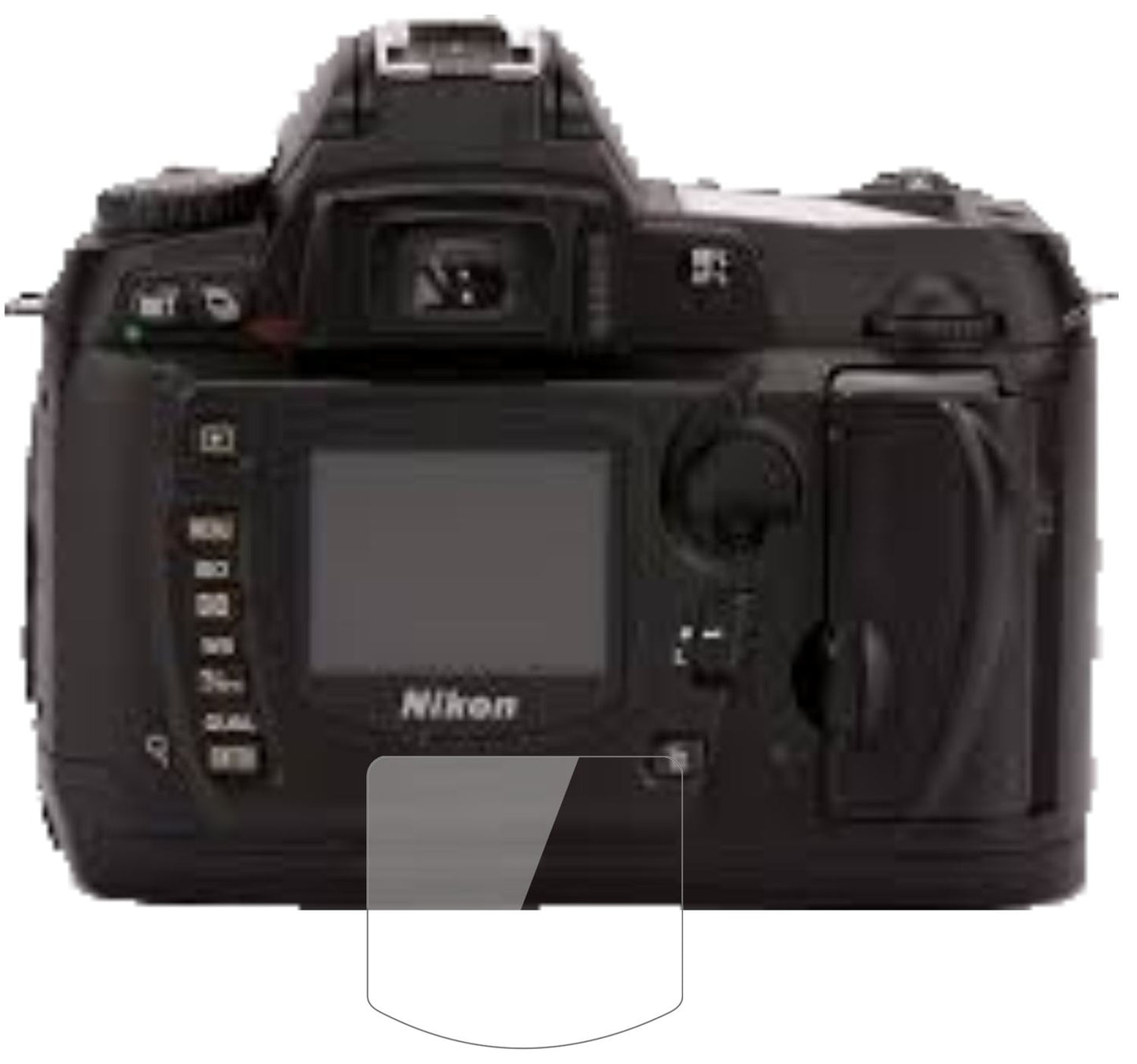 1x 9H Schutzfolie für Nikon D70s Panzerfolie (2)