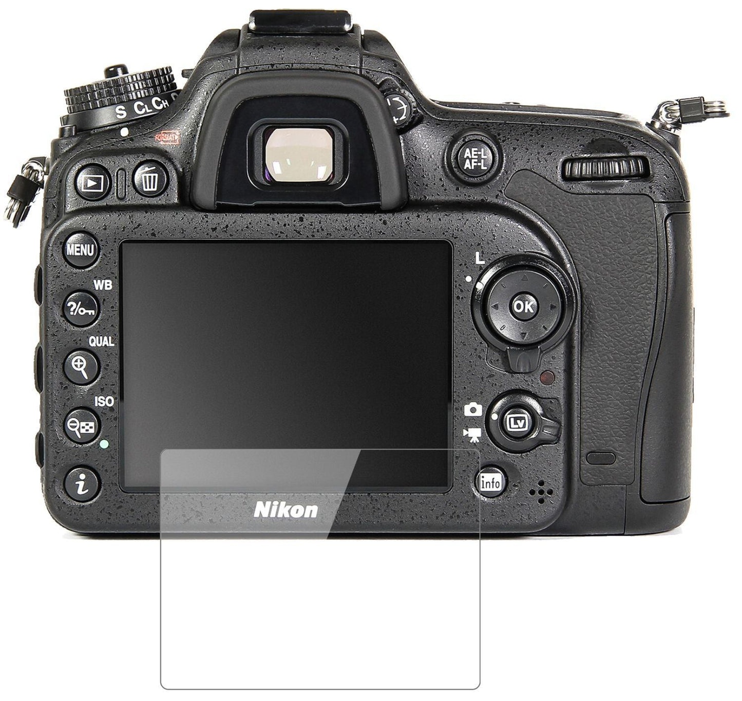 1x 9H Schutzfolie für Nikon D7100 Panzerfolie (2)