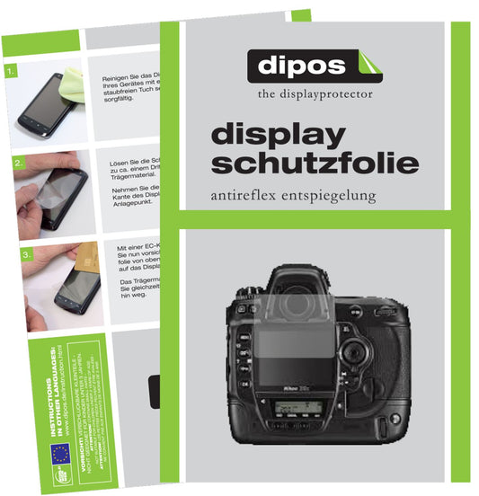 2x Schutzfolie matt für Nikon D3x Display-Schutzfo (1)