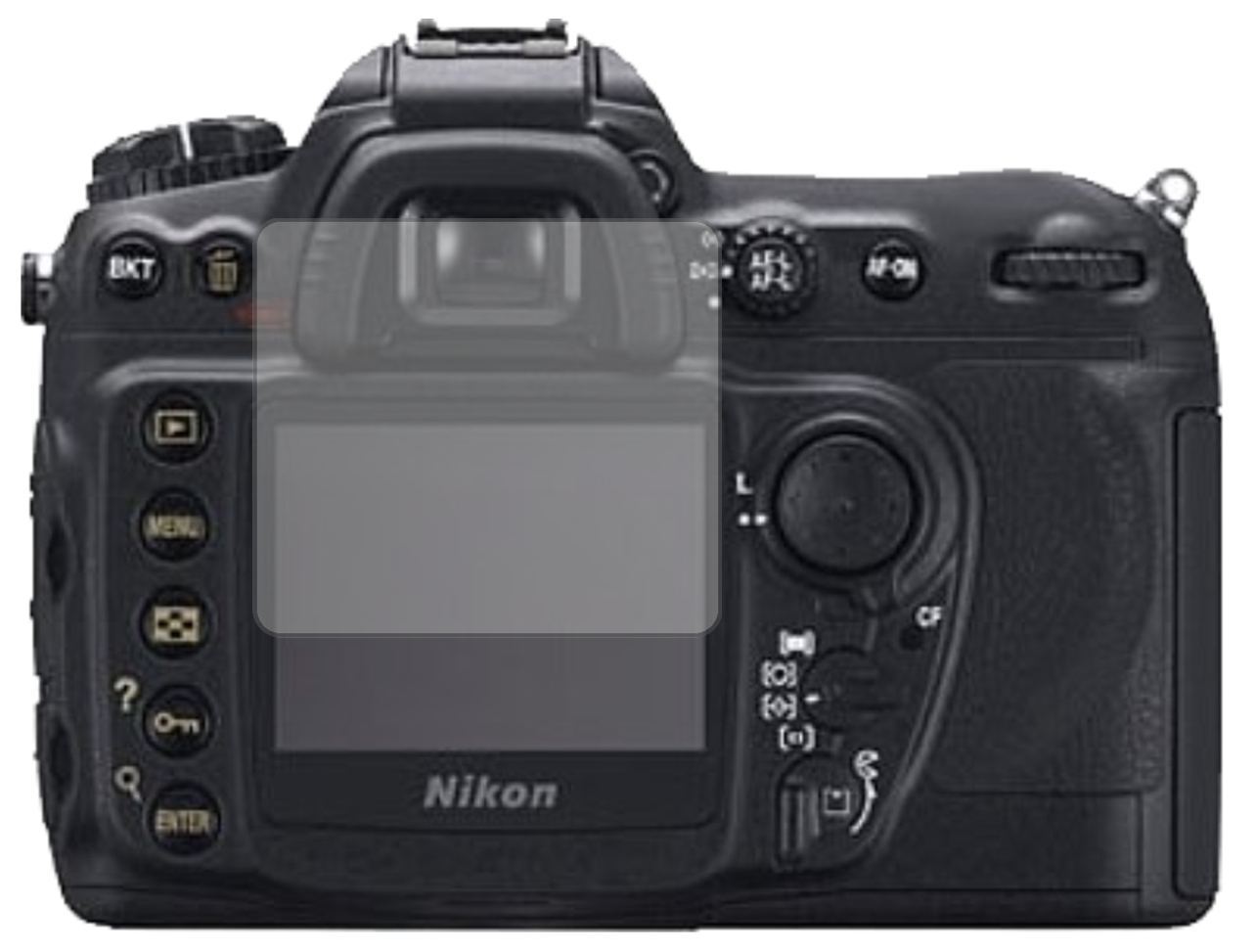 6x Schutzfolie matt für Nikon D200 Display-Schutzf (2)