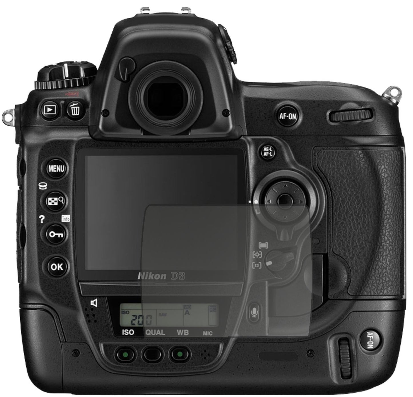 Blickschutzfolie für Nikon D3 matt Schutzfolie Pri (1)