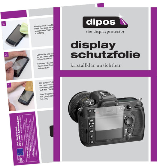 6x Schutzfolie klar für Nikon D300 Display-Schutzf (1)