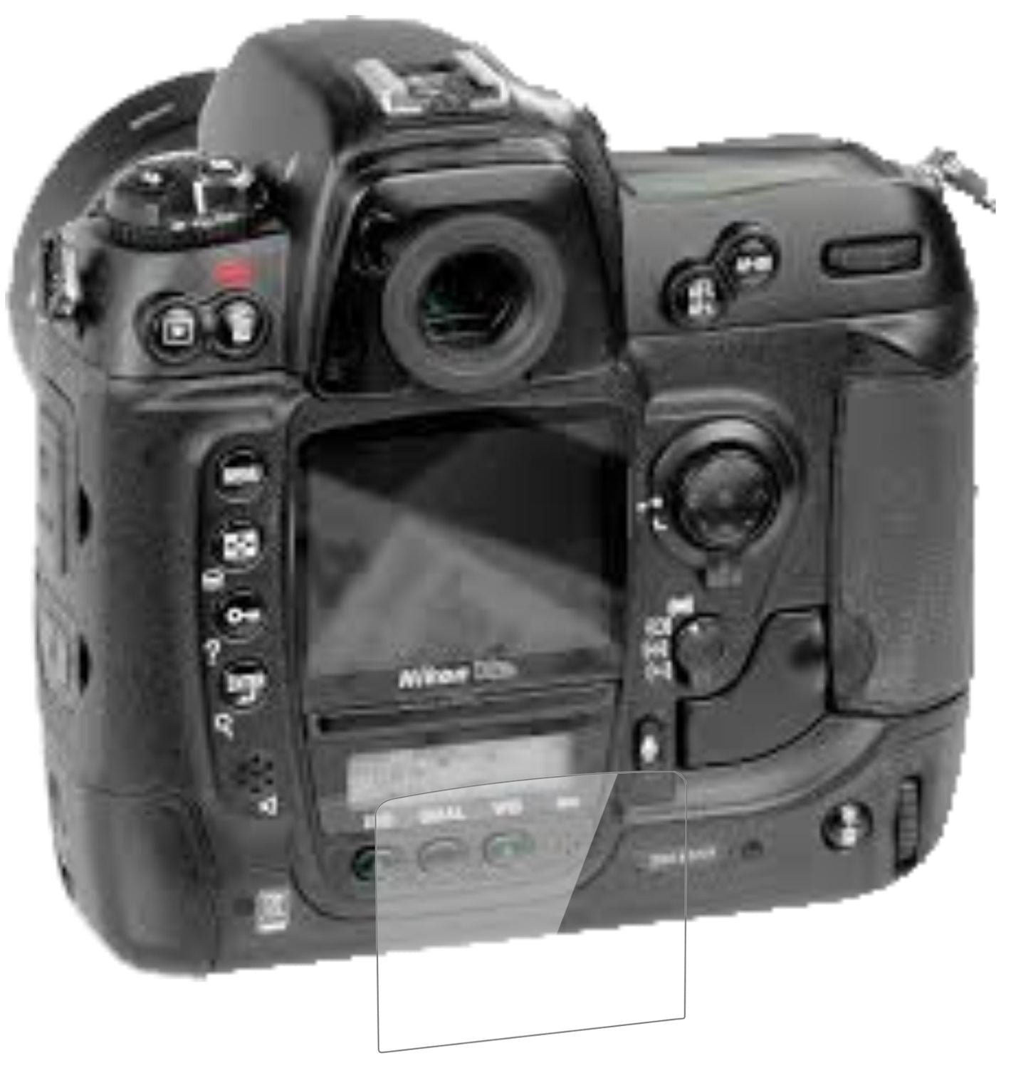 1x 9H Schutzfolie für Nikon D2Hs Panzerfolie (2)