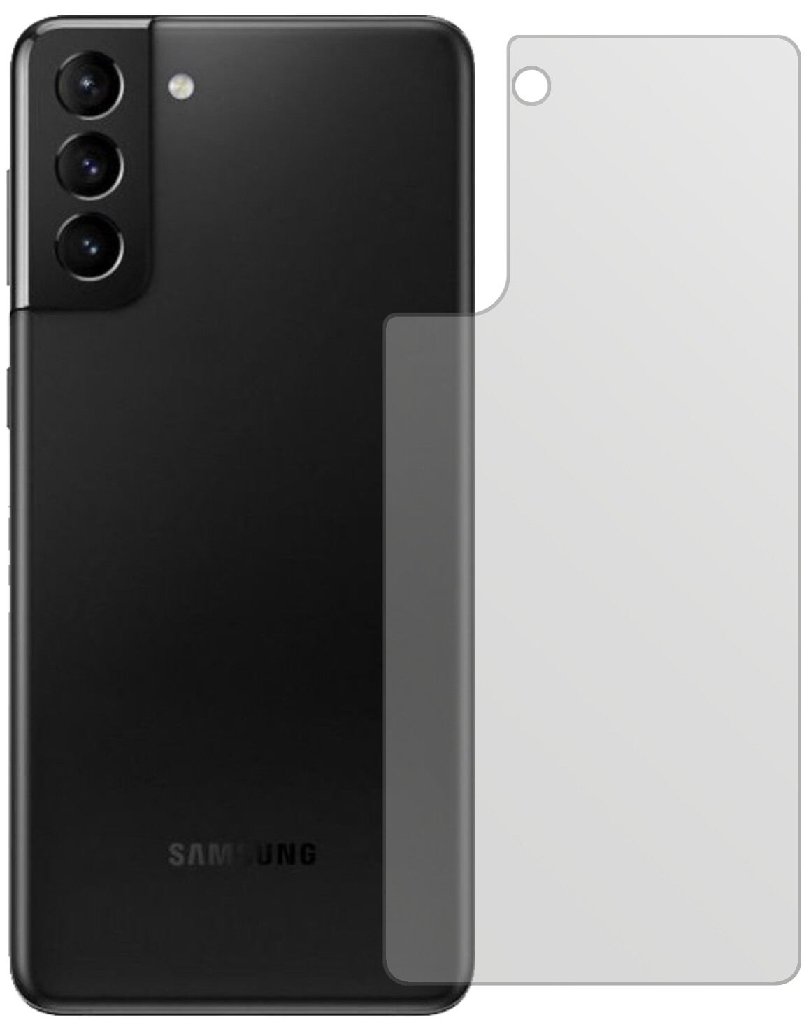 6x Schutzfolie matt für Samsung Galaxy S21 Plus Rü (2)