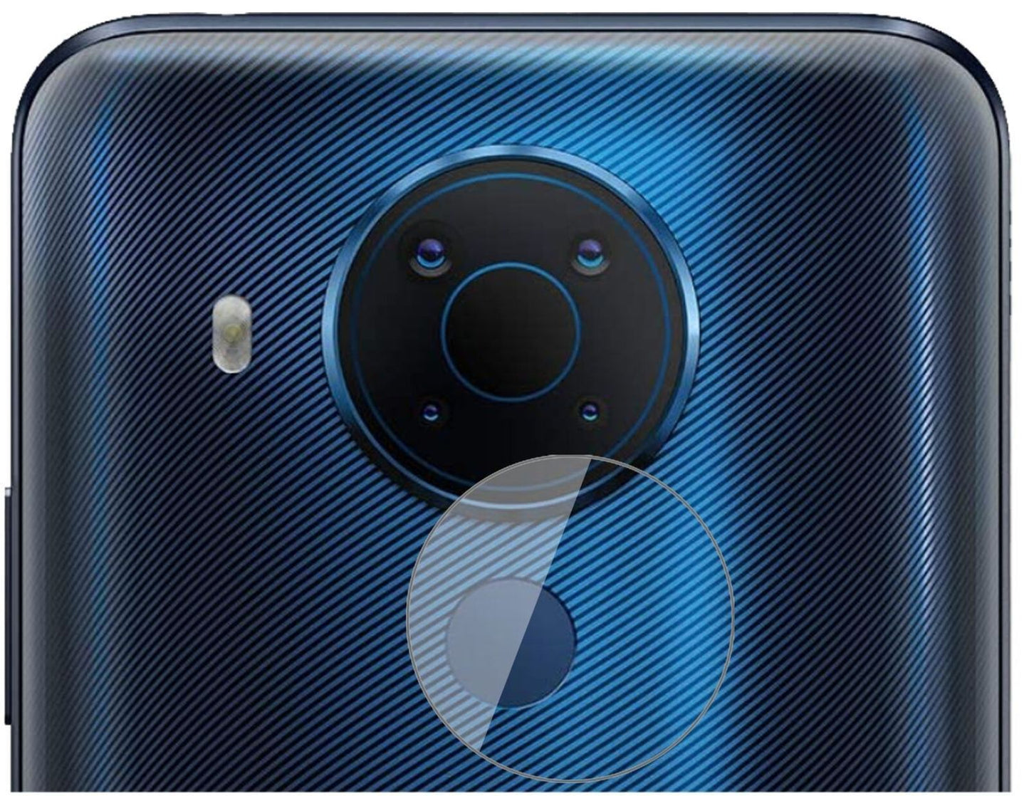 1x 9H Schutzfolie für Nokia 5.4 Kameralinse Panzer (2)
