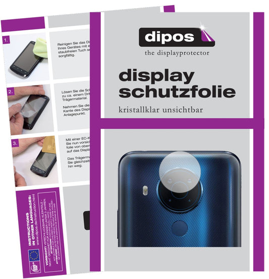 2x Schutzfolie klar für Nokia 5.4 Kameralinse Disp (1)