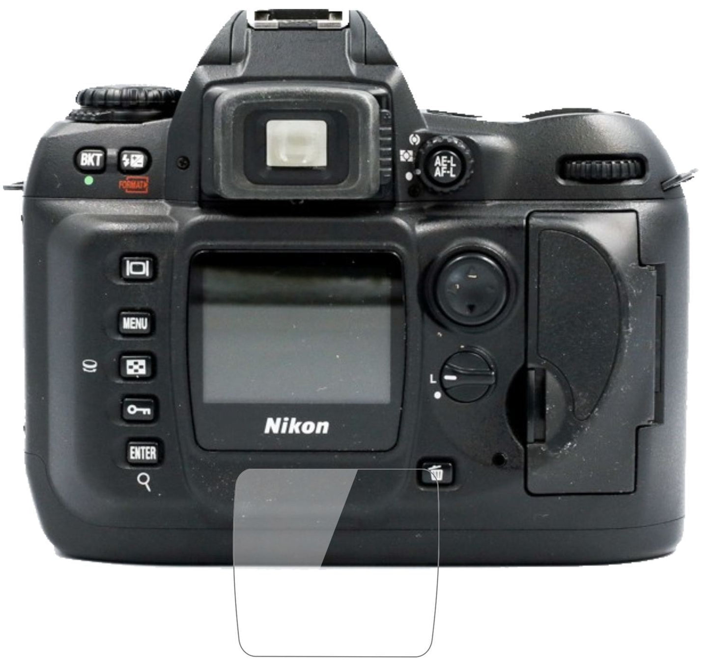 1x 9H Schutzfolie für Nikon D100 Panzerfolie (2)