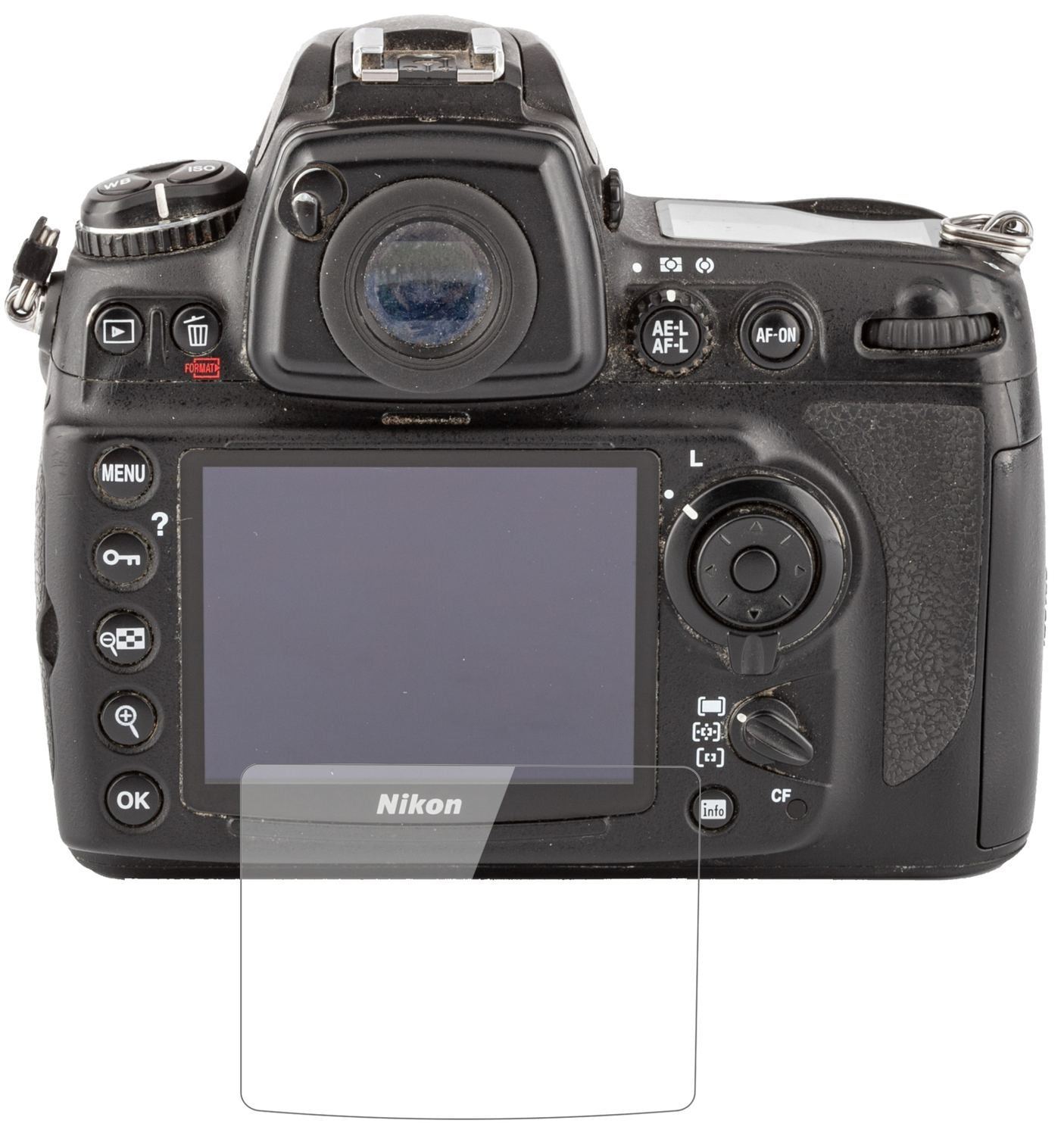 1x 9H Schutzfolie für Nikon D700 Panzerfolie (2)