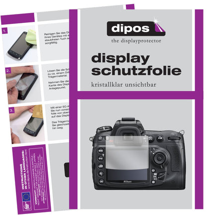 2x Schutzfolie klar für Nikon D300S Display-Schutz (1)