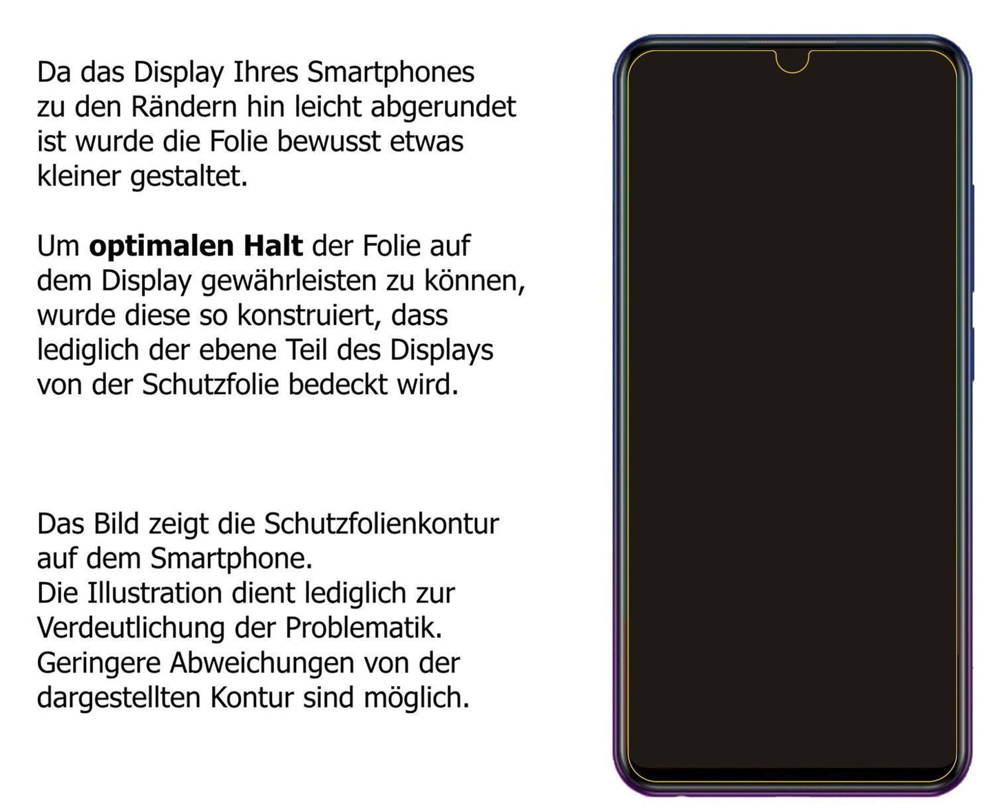 Blickschutzfolie für Vivo iQOO U1 matt Schutzfolie (5)