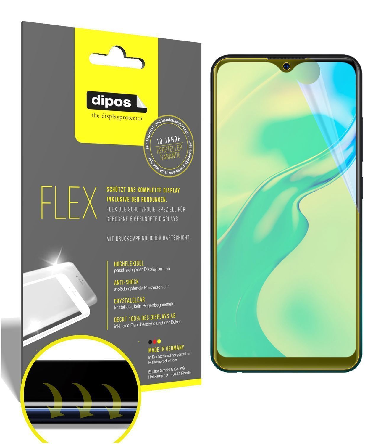 3x 3D Full Cover Schutzfolie für Vivo Y3s (1)