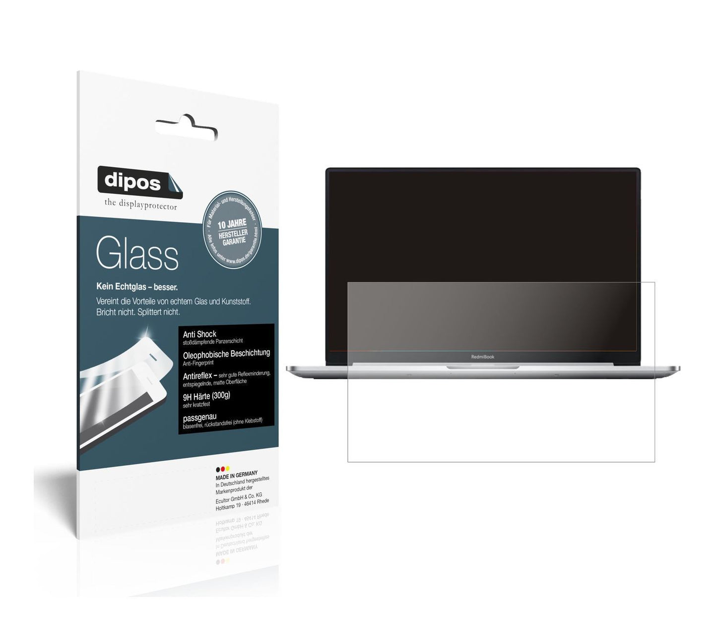 1x 9H Schutzfolie matt für Xiaomi RedmiBook 14 II  (1)
