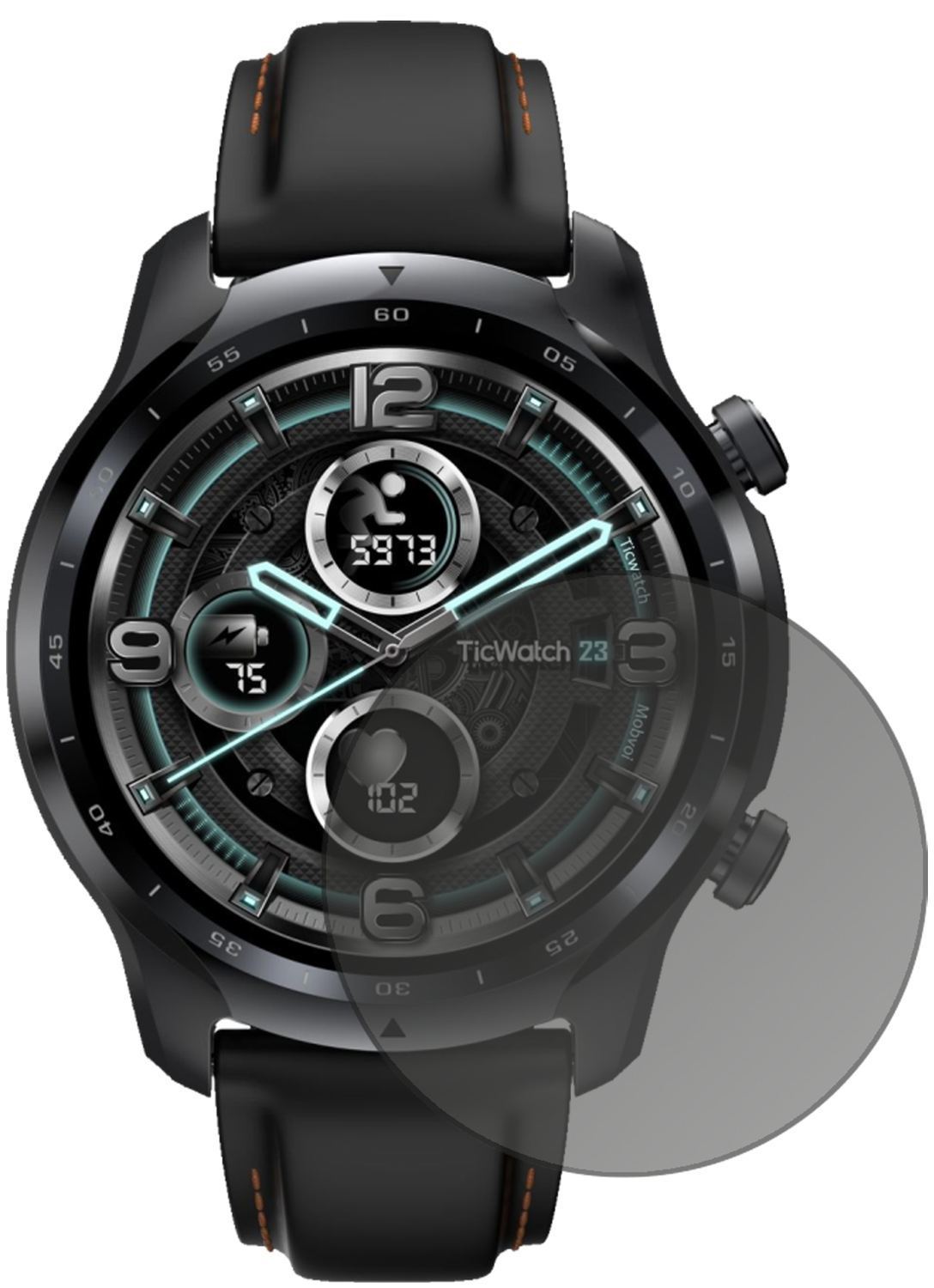 Blickschutzfolie für Mobvoi TicWatch Pro 3 (47mm)  (2)