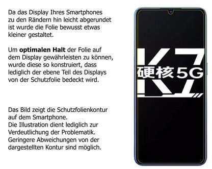 Blickschutzfolie für Oppo K7 5G matt Schutzfolie P (5)