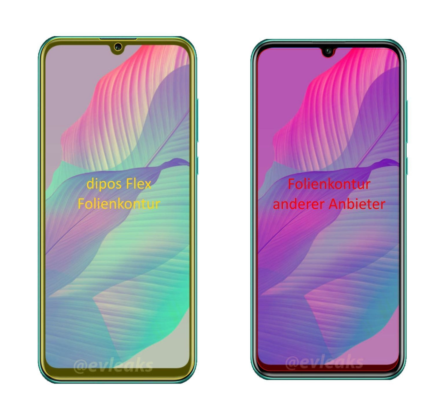 2x 3D Full Cover Schutzfolie für Huawei P Smart S (2)