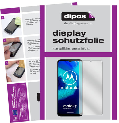 2x Schutzfolie klar für Motorola Moto G8 Power Lit (1)