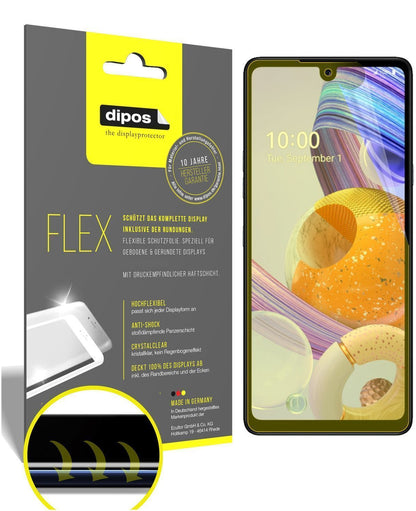 3x 3D Full Cover Schutzfolie für LG K71 (1)