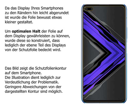 Blickschutzfolie für Honor Play 4 Pro matt Schutzf (5)