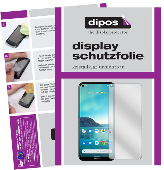 5x Schutzfolie klar für Nokia 46115 Display-Schutz (1)