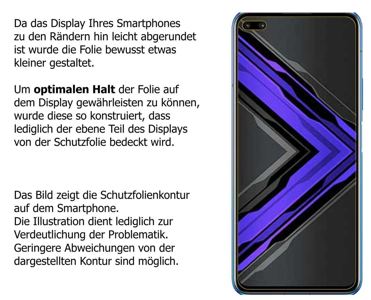 2x 9H Schutzfolie für Honor Play 4 Pro Panzerfolie (3)