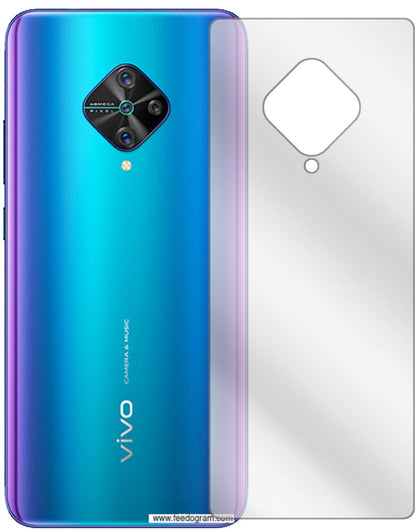 5x Schutzfolie klar für Vivo Y51 (2020) Rückseite  (2)