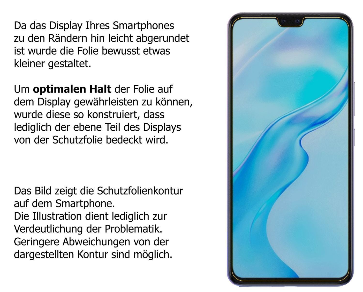 2x 9H Schutzfolie für Vivo V20 Pro Panzerfolie (3)