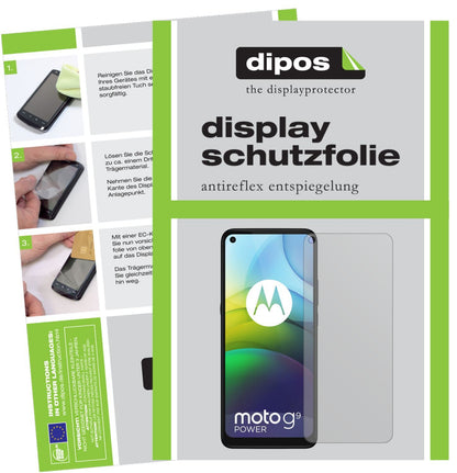 6x Schutzfolie matt für Motorola Moto G9 Power Dis (1)