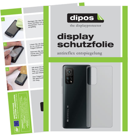 1x Schutzfolie matt für Xiaomi Mi 10T Pro Rückseit (1)